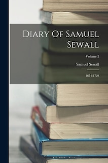 Front cover_Diary Of Samuel Sewall