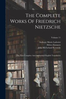 Couverture_The Complete Works Of Friedrich Nietzsche