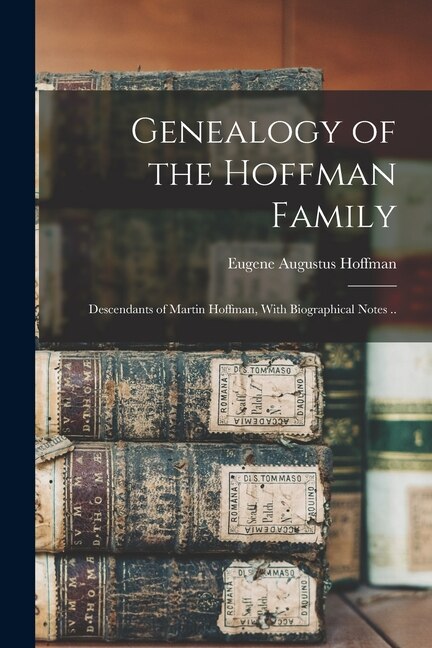 Couverture_Genealogy of the Hoffman Family