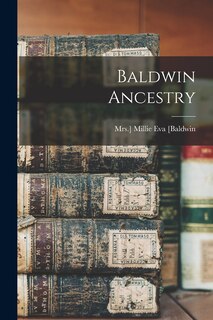 Front cover_Baldwin Ancestry
