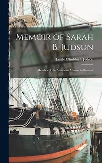 Front cover_Memoir of Sarah B. Judson