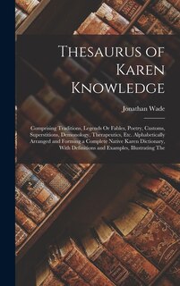 Front cover_Thesaurus of Karen Knowledge