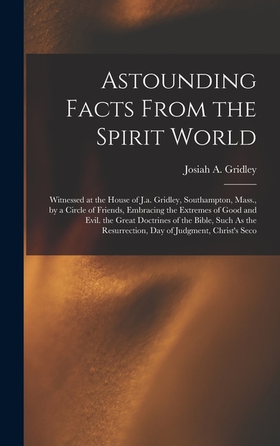 Couverture_Astounding Facts From the Spirit World