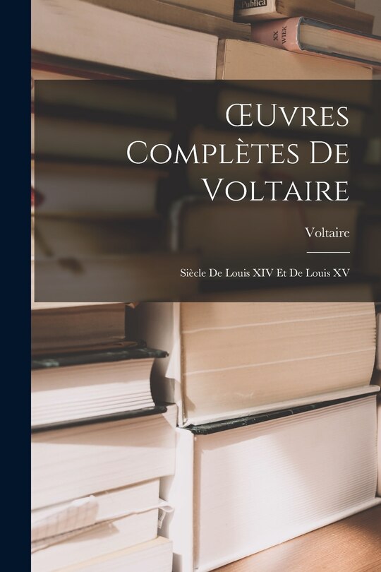 Front cover_OEuvres Complètes De Voltaire