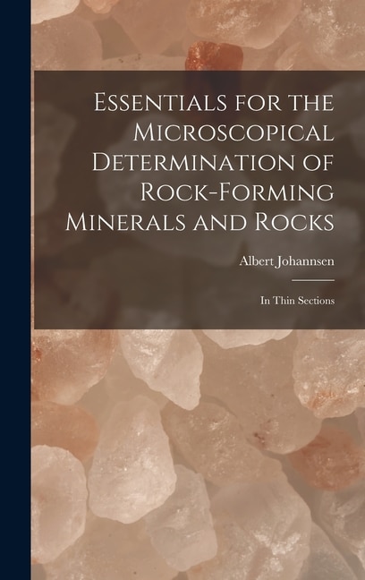 Front cover_Essentials for the Microscopical Determination of Rock-Forming Minerals and Rocks