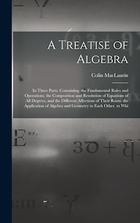 Front cover_A Treatise of Algebra