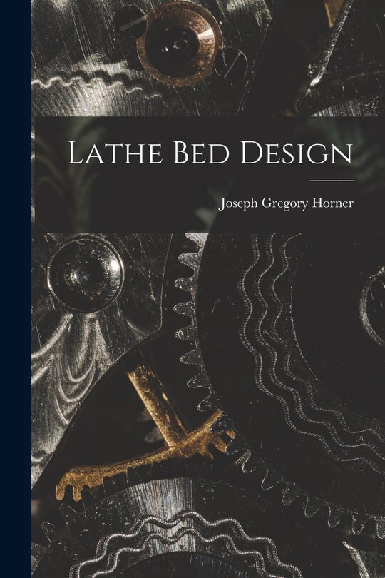 Couverture_Lathe bed Design