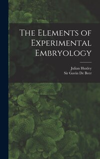 Front cover_The Elements of Experimental Embryology