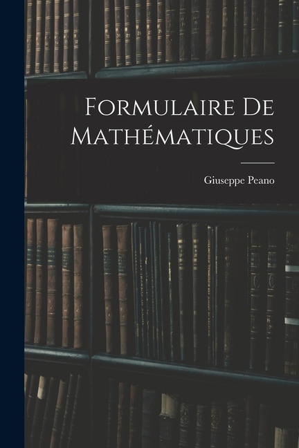 Front cover_Formulaire de mathématiques
