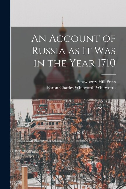 Front cover_An Account of Russia as it was in the Year 1710