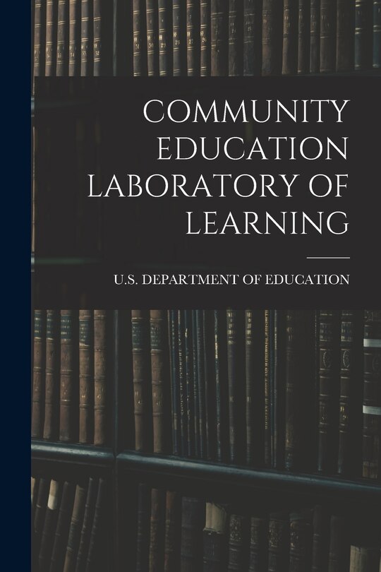 Couverture_Community Education Laboratory of Learning