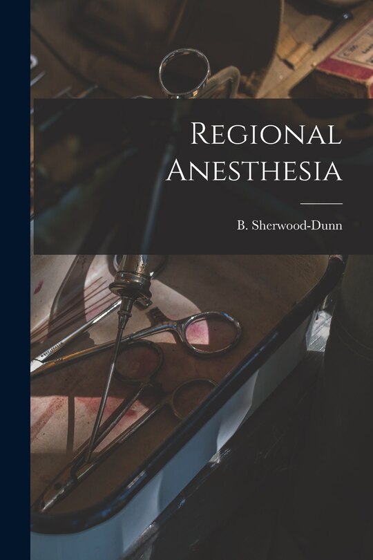 Couverture_Regional Anesthesia
