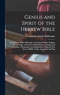 Front cover_Genius and Spirit of the Hebrew Bible