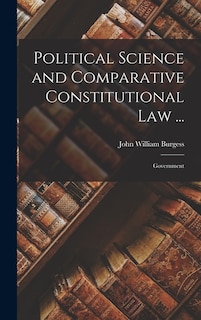 Couverture_Political Science and Comparative Constitutional Law ...