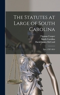 Front cover_The Statutes at Large of South Carolina