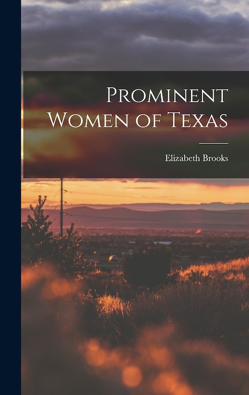 Couverture_Prominent Women of Texas