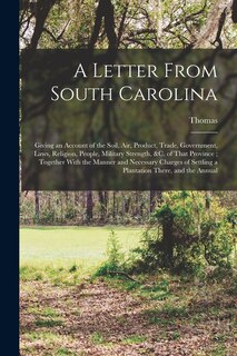Couverture_A Letter From South Carolina