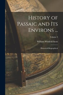 Couverture_History of Passaic and its Environs ...