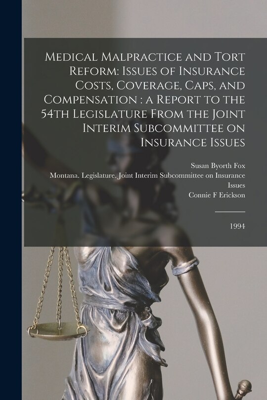 Front cover_Medical Malpractice and Tort Reform