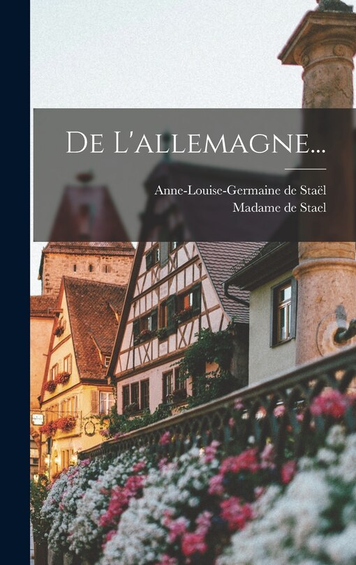 Front cover_De L'allemagne...