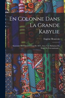 Front cover_En Colonne Dans La Grande Kabylie