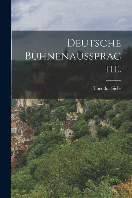 Front cover_Deutsche Bühnenaussprache.