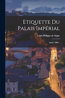Couverture_Etiquette Du Palais Impérial