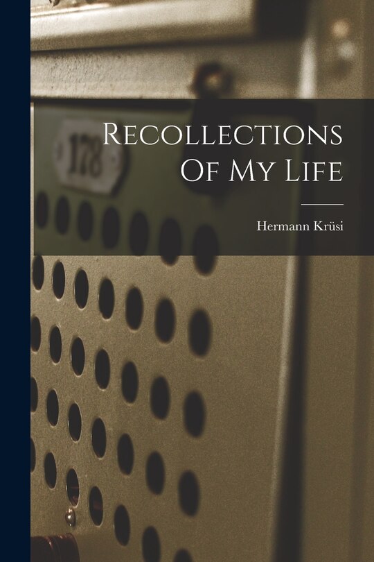 Couverture_Recollections Of My Life