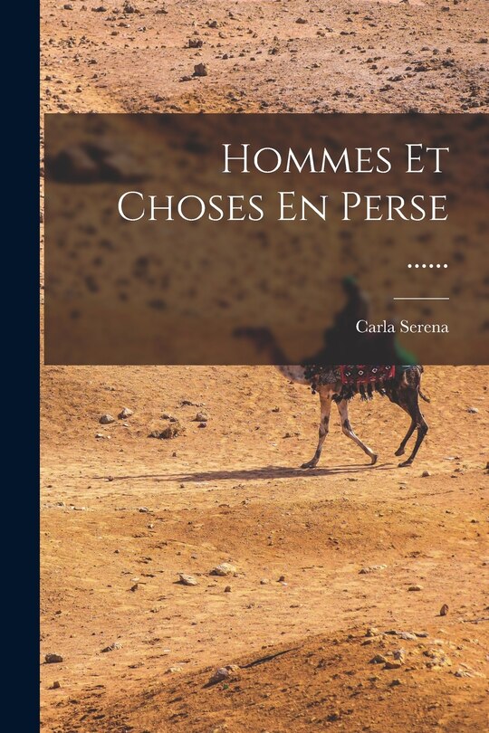Couverture_Hommes Et Choses En Perse ......