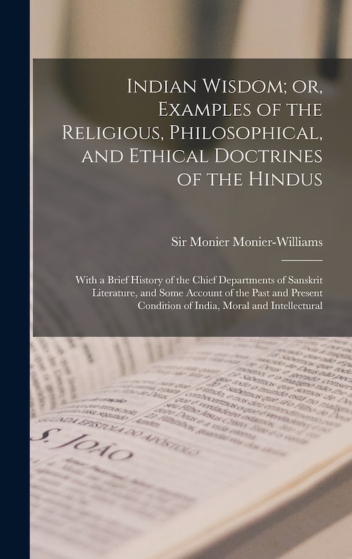 Couverture_Indian Wisdom; or, Examples of the Religious, Philosophical, and Ethical Doctrines of the Hindus