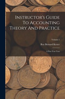 Front cover_Instructor's Guide To Accounting Theory And Practice