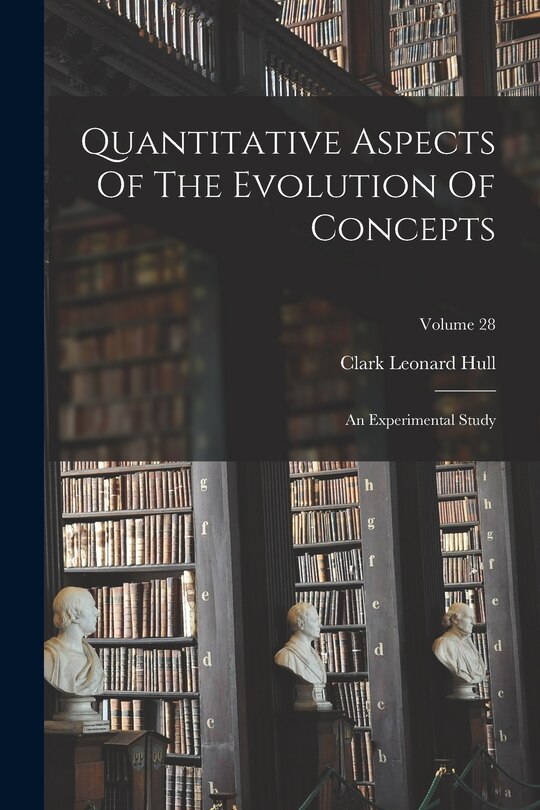 Front cover_Quantitative Aspects Of The Evolution Of Concepts