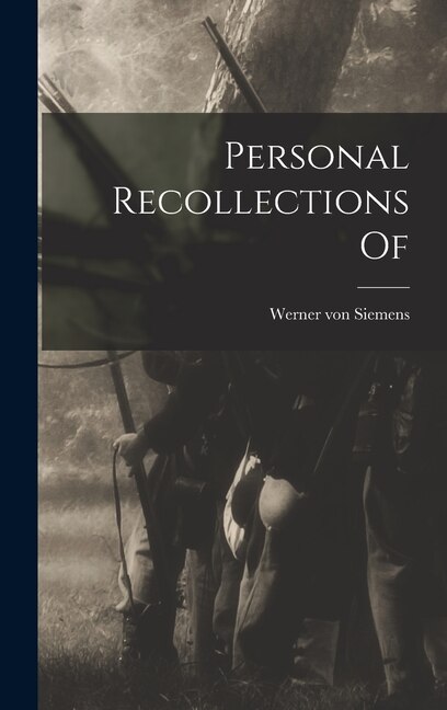 Front cover_Personal Recollections Of