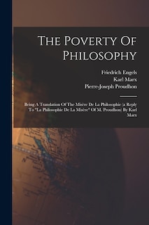 Front cover_The Poverty Of Philosophy