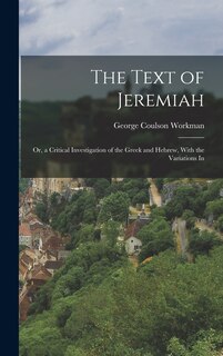 Couverture_The Text of Jeremiah