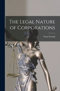 Couverture_The Legal Nature of Corporations