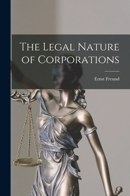 Couverture_The Legal Nature of Corporations