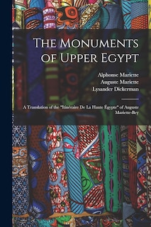 Couverture_The Monuments of Upper Egypt