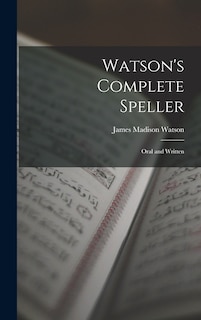 Front cover_Watson's Complete Speller