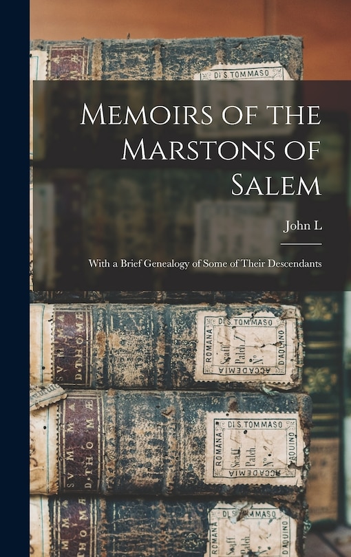 Couverture_Memoirs of the Marstons of Salem
