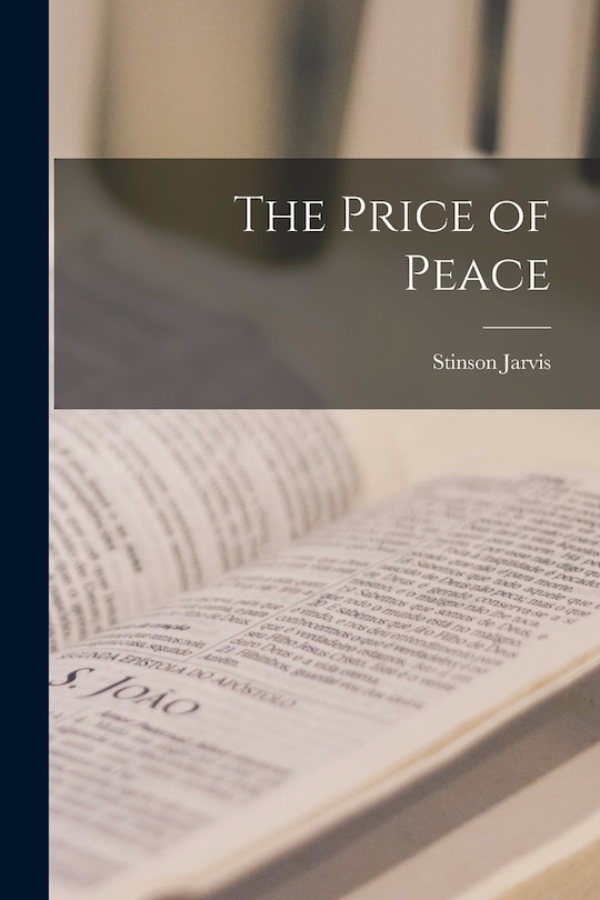 Couverture_The Price of Peace