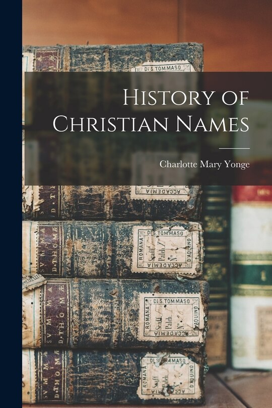 Couverture_History of Christian Names