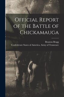 Front cover_Official Report of the Battle of Chickamauga