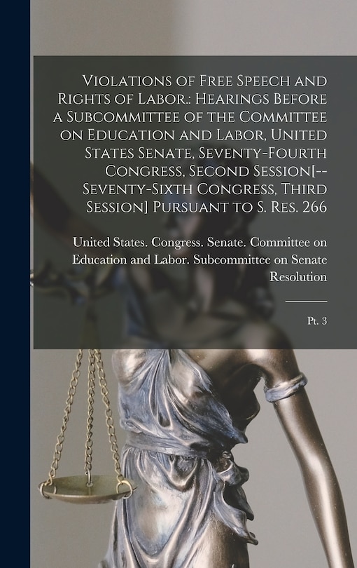 Couverture_Violations of Free Speech and Rights of Labor.