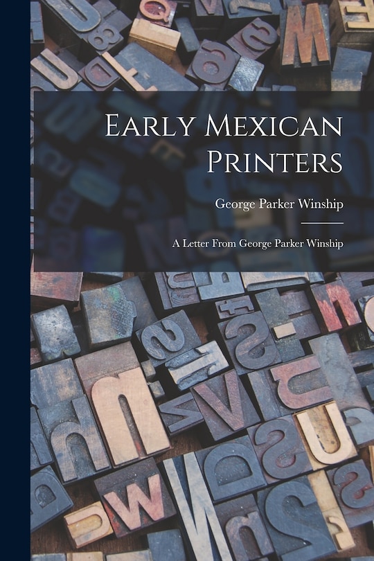 Couverture_Early Mexican Printers