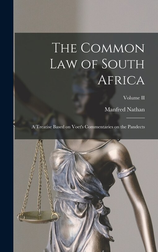 Front cover_The Common Law of South Africa