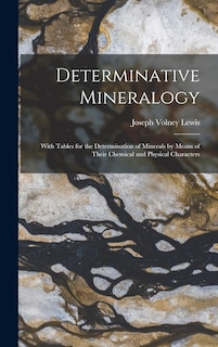 Couverture_Determinative Mineralogy
