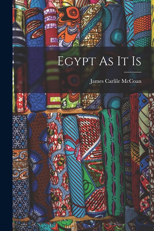 Front cover_Egypt As It Is