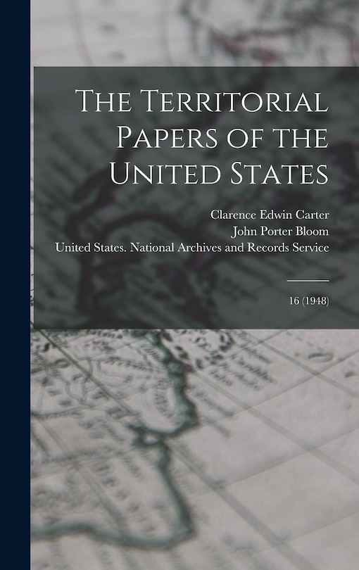 Front cover_The Territorial Papers of the United States