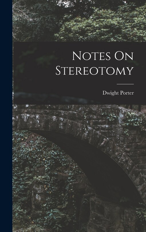 Couverture_Notes On Stereotomy